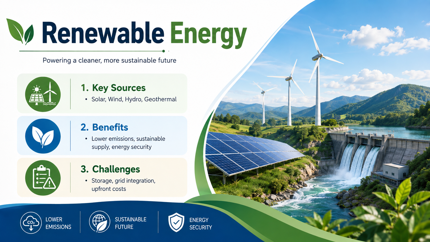 Original flat Renewable Energy slide